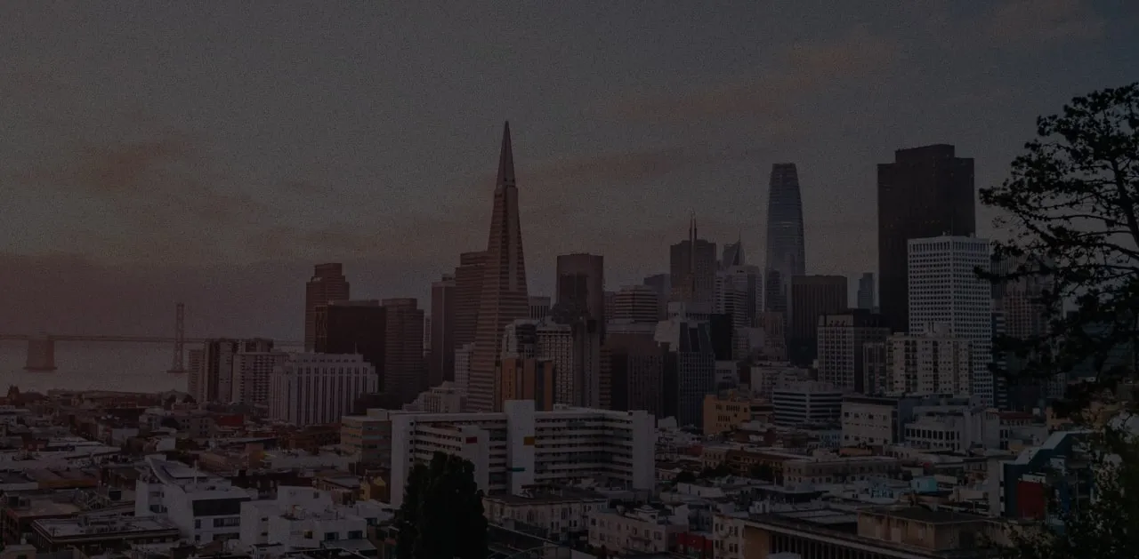 San Francisco skyline at dusk